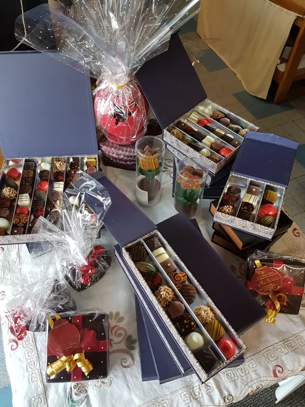 Les boites de chocolats